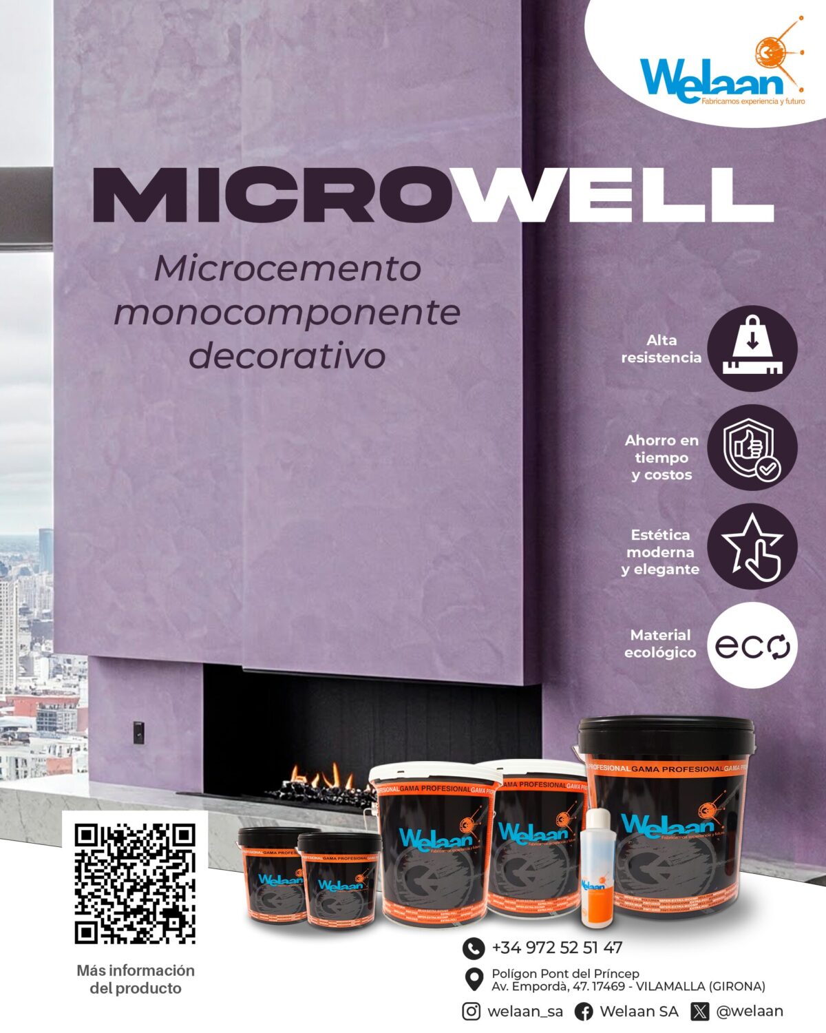 KIT MICROWEL - Microcemento decorativo