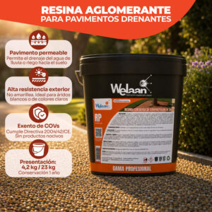 RESISOL PAV - Resina pavimento de jardín