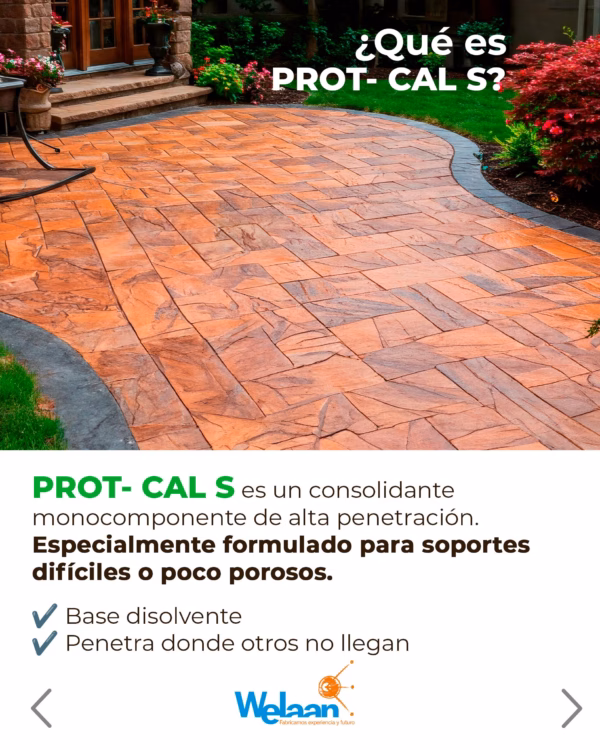 PROTCAL S - Consolidante fijador endurecedor de alta penetración - Imagen 2