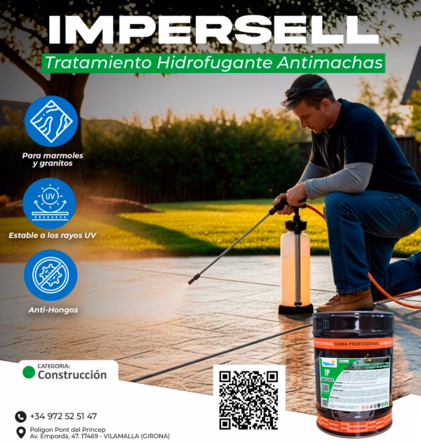 IMPERSELL PLUS - Hidrofugante oleo repelente para superficies microporosas