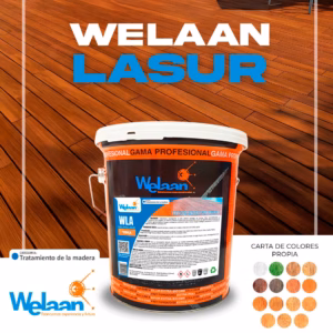WELAAN LASUR - Protector para madera poro abierto
