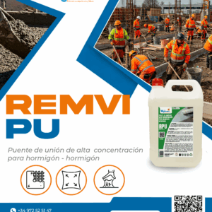 REMVI PU - Puente de unión de alta concentración para hormigón
