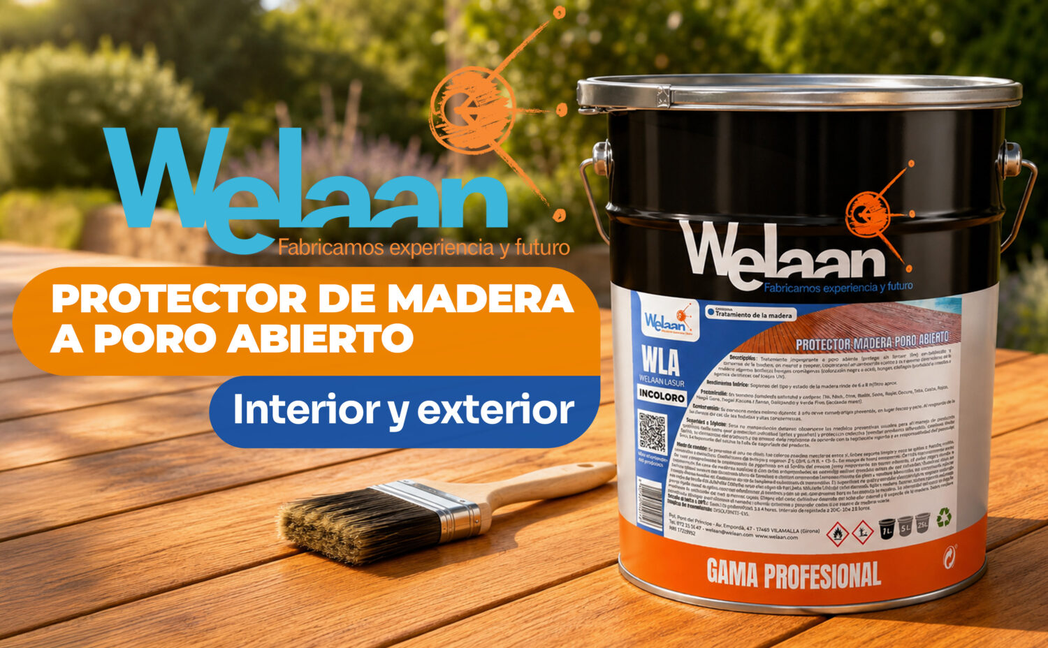 WELAAN LASUR - Protector para madera poro abierto - Imagen 12